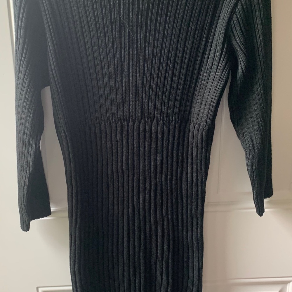 Ladies Black Sweater Dress